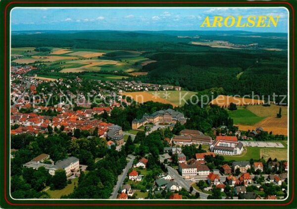 Arolsen Bad Fliegeraufnahme