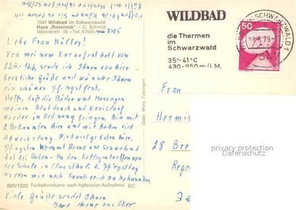 Wildbad Schwarzwald Haus Roseneck – Bild 2
