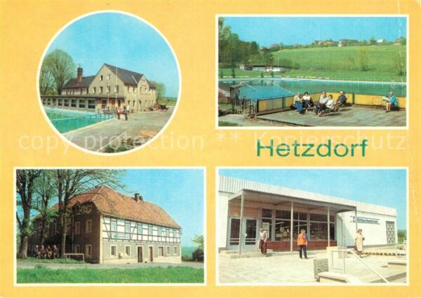 Hetzdorf Halsbruecke Ferienheim Narva Gaststätte Waldblick H