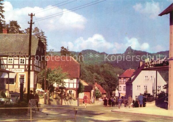 Oybin Hauptstrasse Scharfenstein