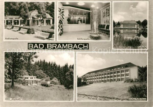Bad Brambach HOG Waldcafe Radiumquelle Festhalle