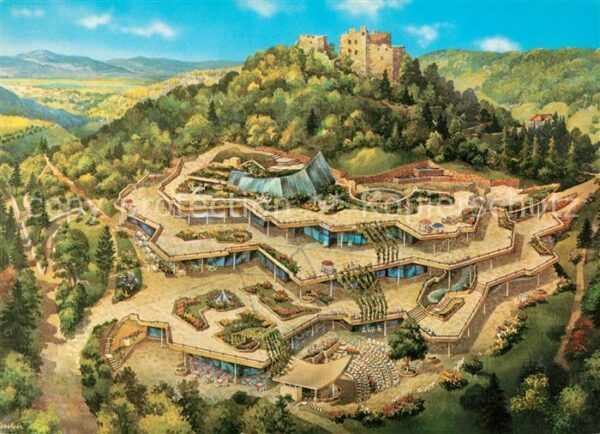 Badenweiler Neue Kurhaus Künstlerkarte Bruno Kerste