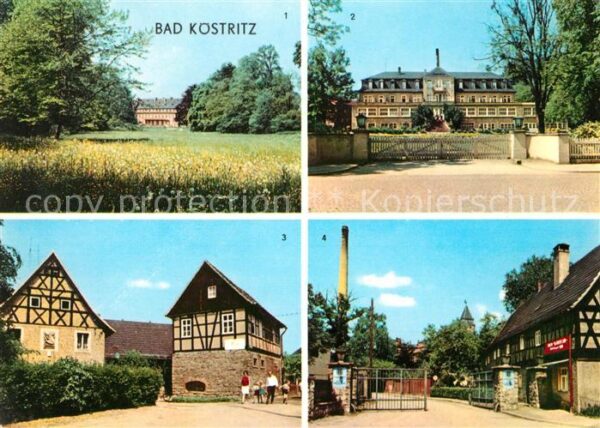 Bad Koestritz Schlosspark Sanatorium HOG Frosch VEB S