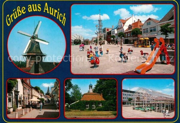 Aurich Ostfriesland Windmühle Kinderspielplatz
