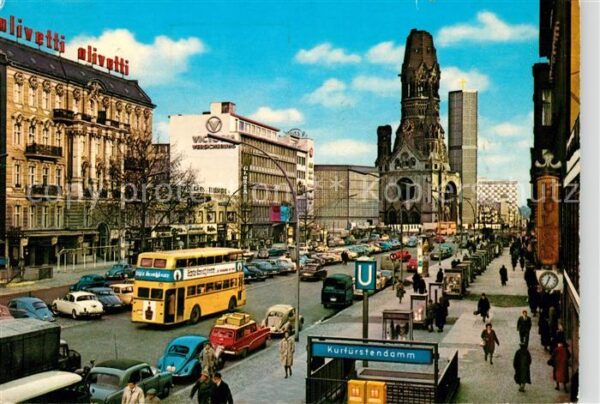 Berlin Kurfürstendamm Kaiser Wilhelm Gedächtni