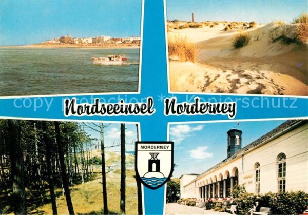Norderney Nordseebad Dünen Kurhaus Panoramen