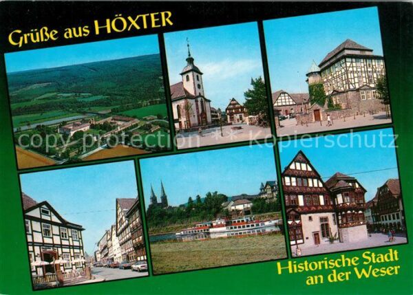 Hoexter Weser Stadtansichten Fachwerkhäuser