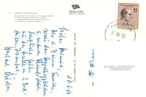 Istanbul Constantinopel Blaue Moschee – Bild 2