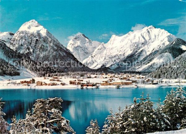 Pertisau Achensee Panorama Winterlandschaft