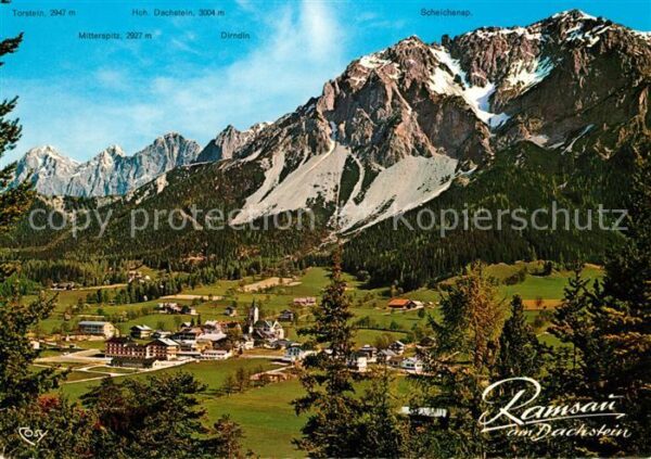 Ramsau Dachstein Steiermark Panorama Südseite Dachstein