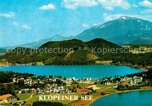 Klopeinersee Fliegeraufnahme Kleinsee Petzen