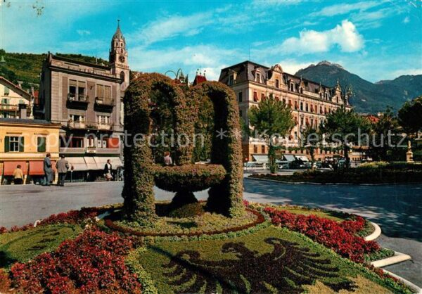 Meran Merano Promenade Pfarrturm