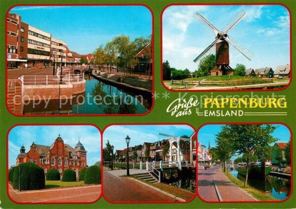Papenburg Ems Windmühle Schloss Park