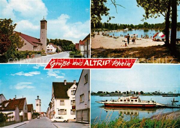 Altrip Katholische Kirche Blaue Adria Friedric