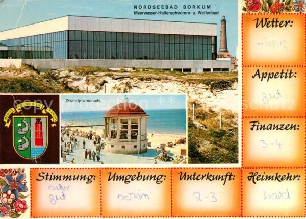 Borkum Meerwasser Hallenschwimm Wellenbad Stra