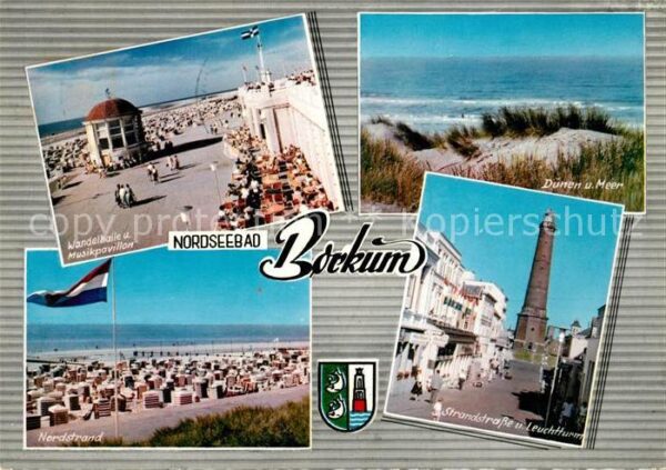 Borkum Wandelhalle Musikpavillon Dünen Meer No