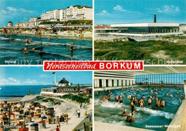 Borkum Strand Hallenbad Südstrand Seewasser We