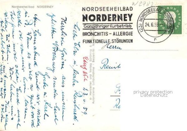Norderney Nordseebad Fliegeraufnahme – Bild 2