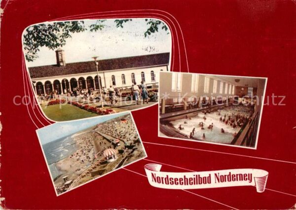Norderney Nordseebad Kursanatorium Strand Hallenbad