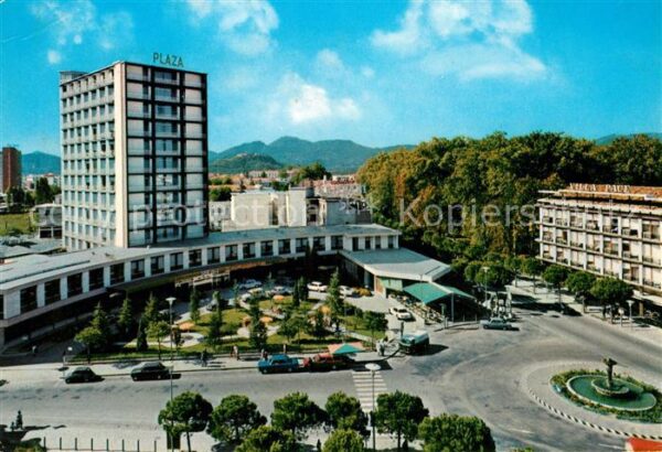 Abano Terme Piazza della Repubblica Panorama