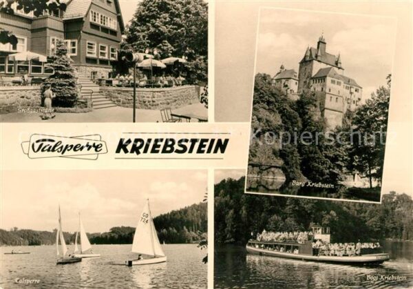 Kriebstein Talsperre Burg Großgaststätte
