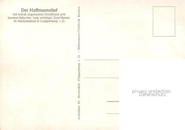 Cloppenburg Hoffmannshof Dreschhaus Zaunscheune – Bild 2