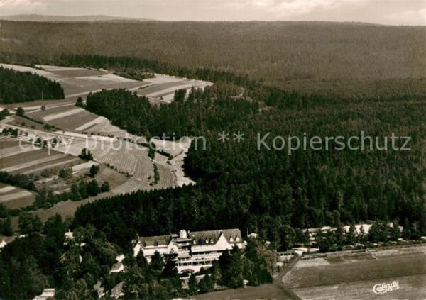 Wildbad Schwarzwald Fliegeraufnahme Waldsanatorium Schömber