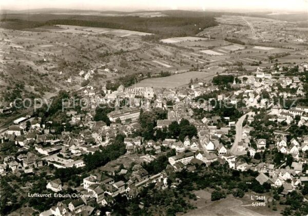 Erbach Odenwald Fliegeraufnahme