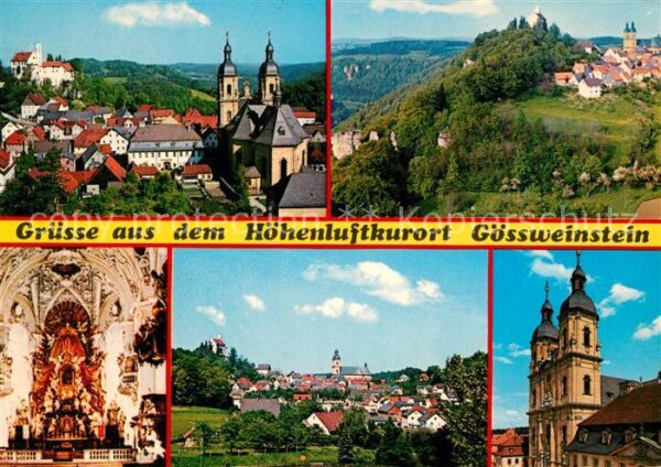Goessweinstein Kirchen Schloss Burg Panoramen