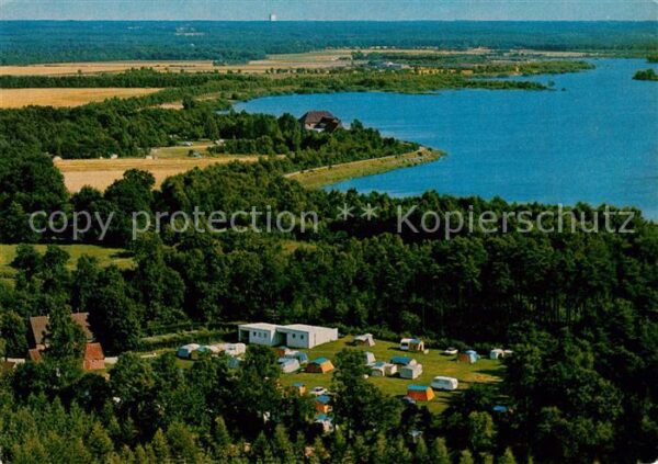 Thuelsfelder Talsperre Fliegeraufnahme Campingplatz