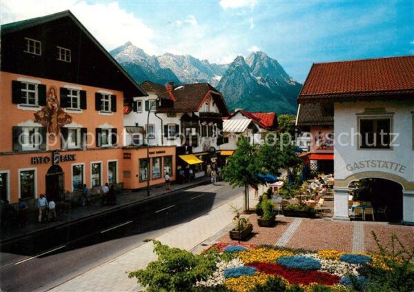 Garmisch-Partenkirchen Bahnhofstrasse Zugspitzmassiv