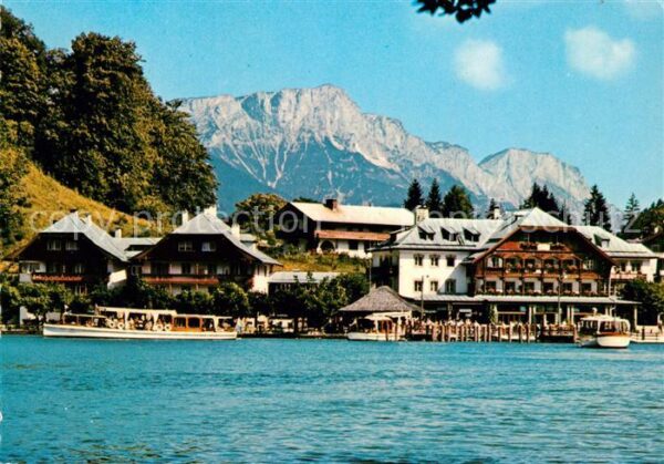 Koenigsee Berchtesgaden Seelände mit Untersberg