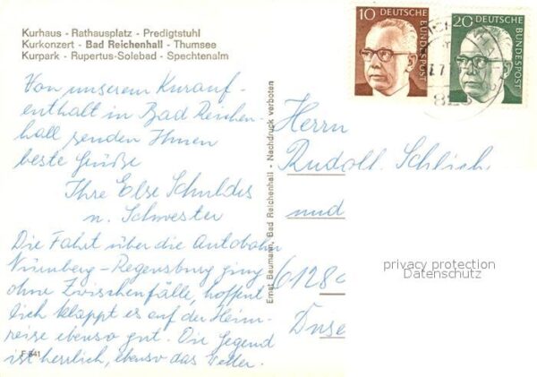 Bad Reichenhall Kurhaus Rathausplatz Predigtstuhl Kurko – Bild 2