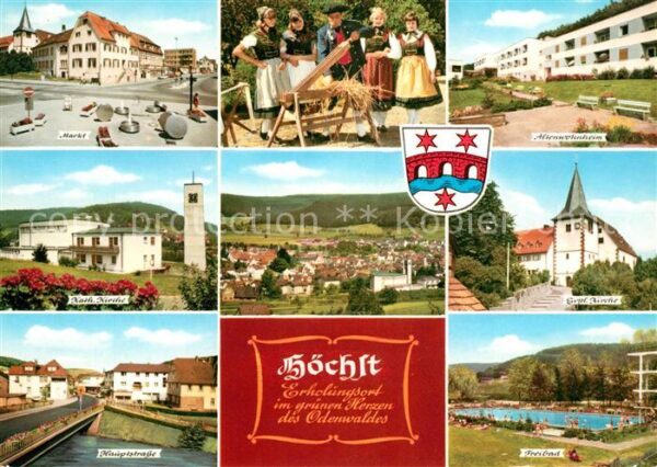Hoechst Odenwald Markt Katholische Kirche Altenwohnheim