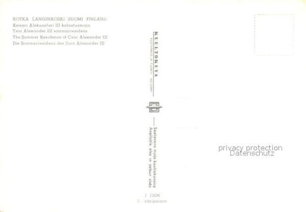 Kotka Sommerresidenz Zar Alexander III – Bild 2