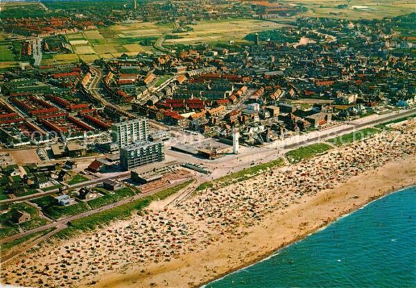 Noordwijk aan Zee  Fliegeraufnahme Strand