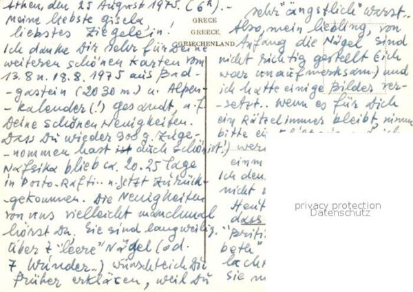 Greece Griechenland Panoramakarte – Bild 2