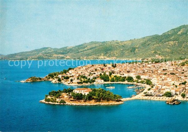 Skiathos Fliegeraufnahme Hafen