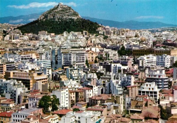 Athen Griechenland Panorama Lykabette