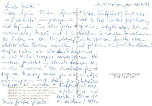 Griechenland Greece Limni Evias Kirche – Bild 2