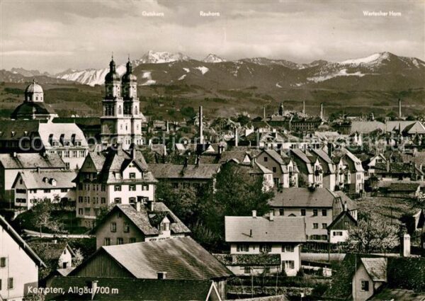 Kempten Allgaeu Panorama