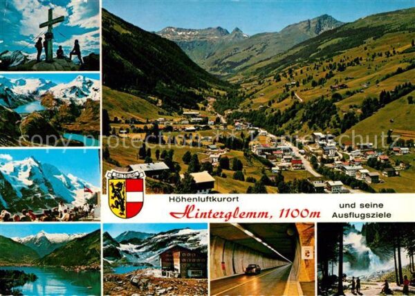 Hinterglemm Saalbach Gipfelkreuz Kitzsteinhorn Tauernkraftwe