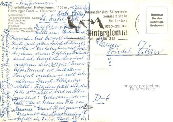 Hinterglemm Saalbach Gipfelkreuz Kitzsteinhorn Tauernkraftwe – Bild 2