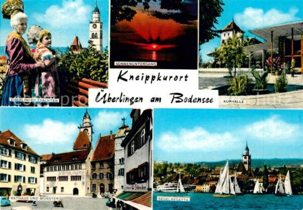 Ueberlingen Bodensee Überlinger Trachten Kurhalle Rathaus Mü