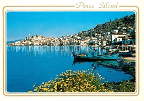 Poros Panorama Hafen
