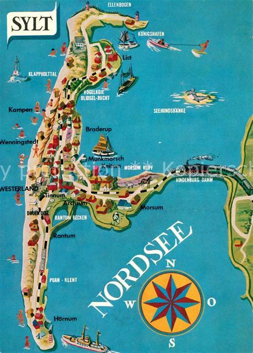 Sylt Lageplan