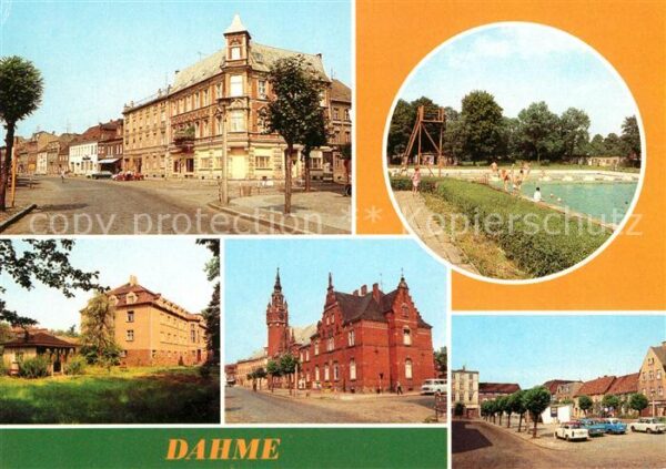 Dahme Mark Wilhelm Pieck Strasse Freibad Krankenha