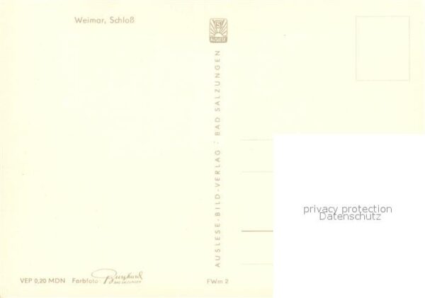 Weimar Thueringen Schloss – Bild 2