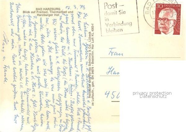 Bad Harzburg Fliegeraufnahme Thermalbad und Harzburg – Bild 2
