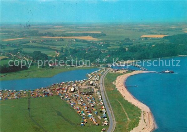 Langballigau Fliegeraufnahme Camping Strand Flensbur
